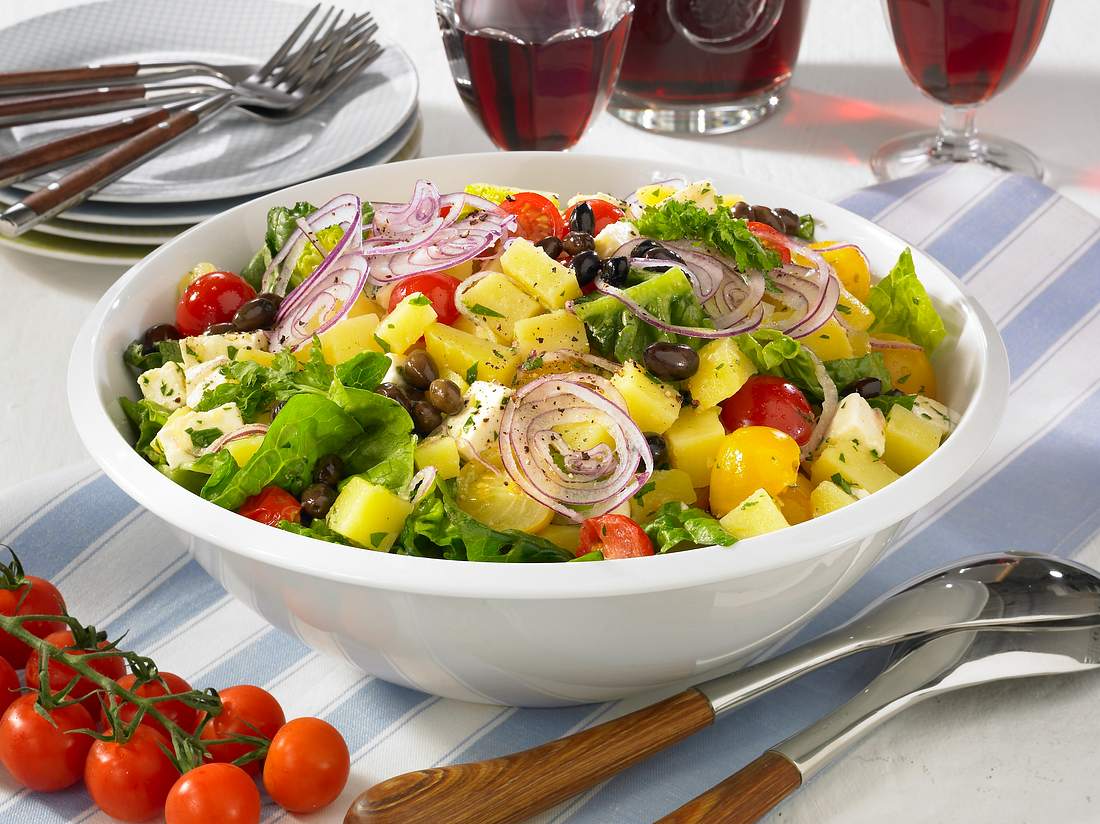 Mediterraner Kartoffelsalat Drei Einfache Rezept Ideen Liebenswert