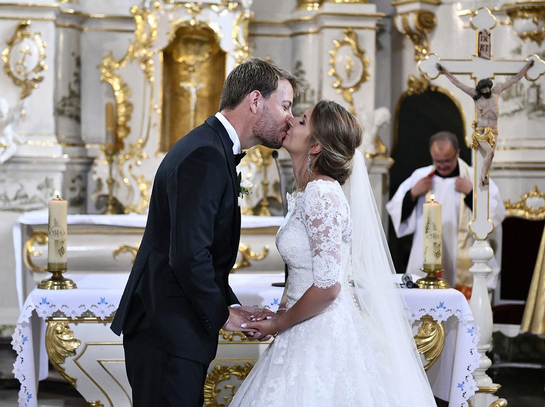 Bauer Gerald und seine Anna.