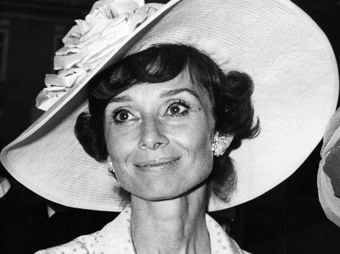 Audrey Hepburn im Jahr 1973. Audrey Hepburn im Jahr 1973.
