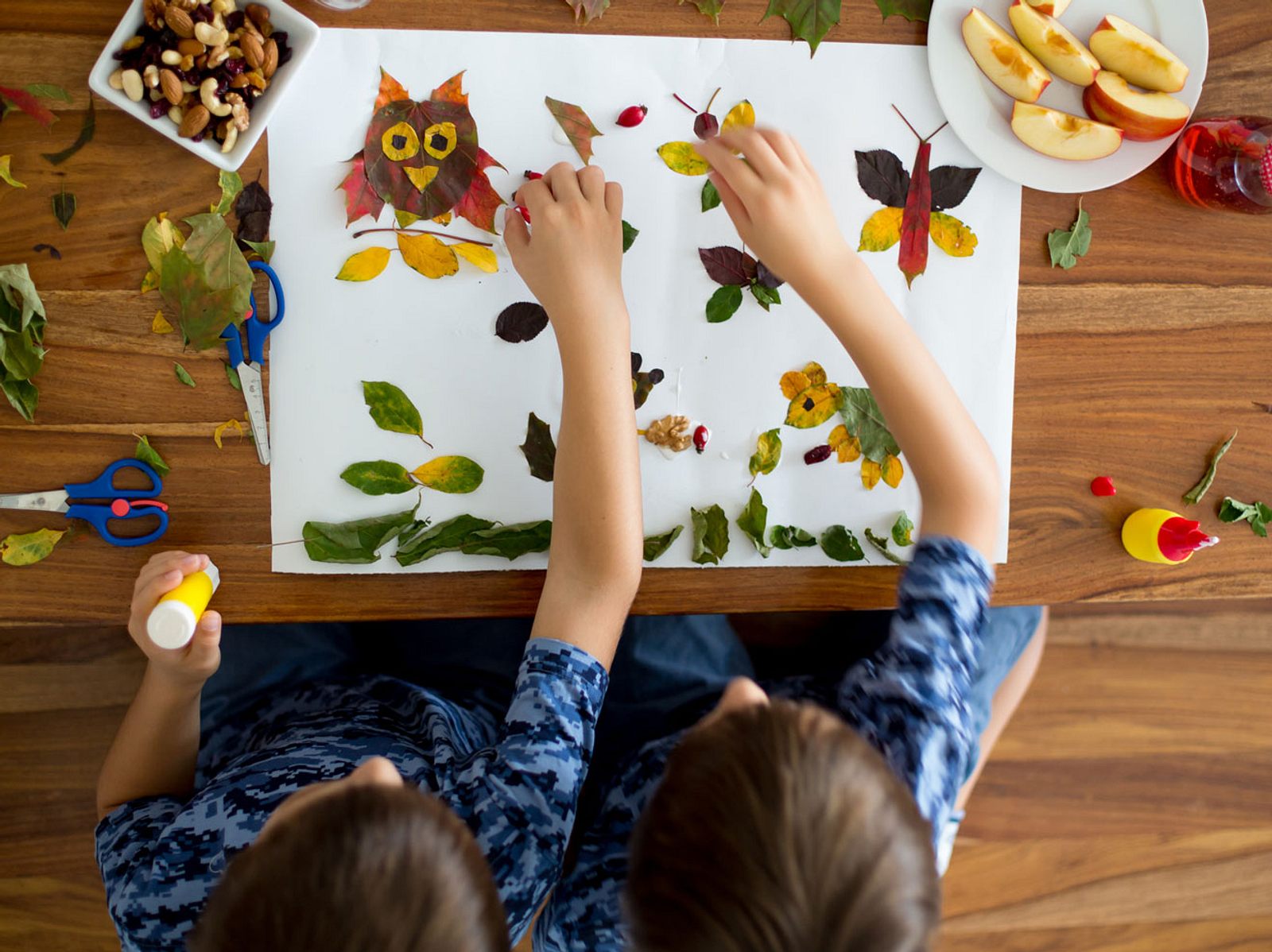38+ Kindergarten sprueche , Basteln mit Blättern Schöne Ideen für HerbstlaubBilder Liebenswert Magazin