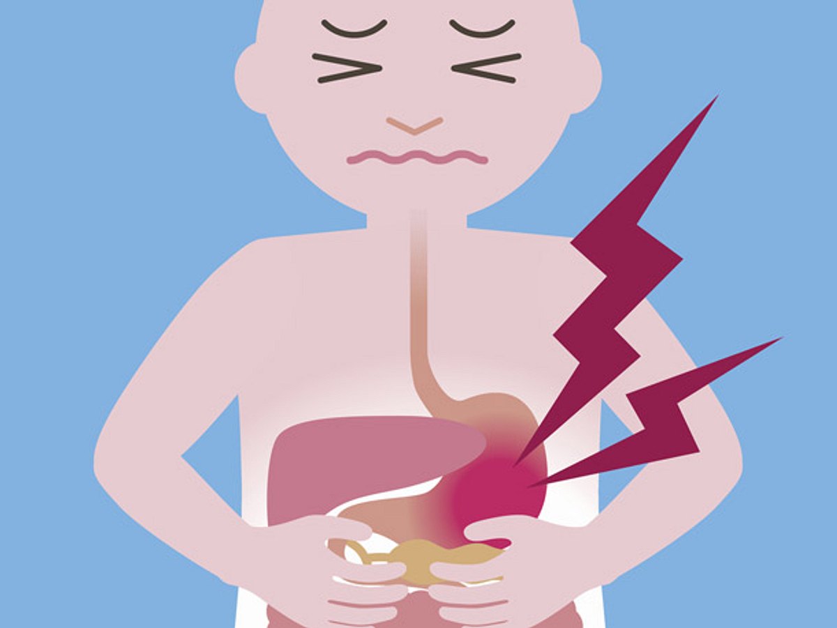 Bauchschmerzen vom Essen lassen sich vorbeugen. 