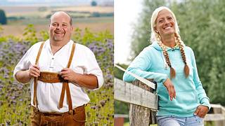 Thomas K. und Denise sind 2020 als Kandidaten bei Bauer sucht Frau dabei. - Foto: TVNOW / Stefan Gregorowius