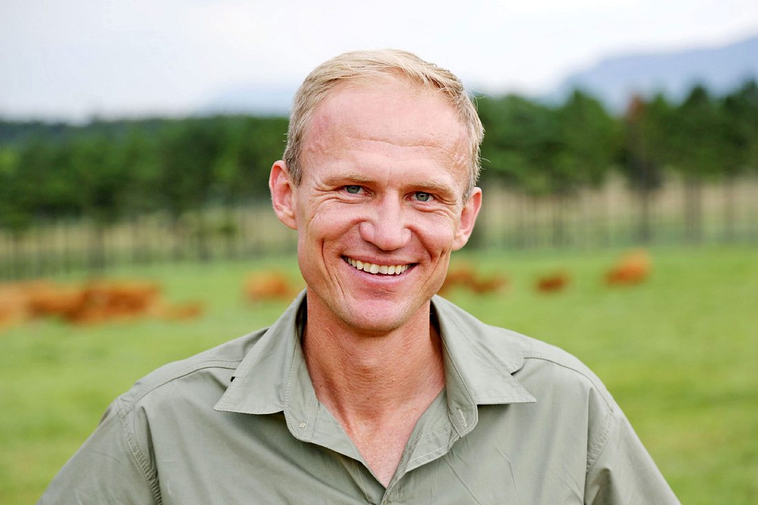 Rüdiger aus Südafrika nimmt an Bauer sucht Frau international teil.