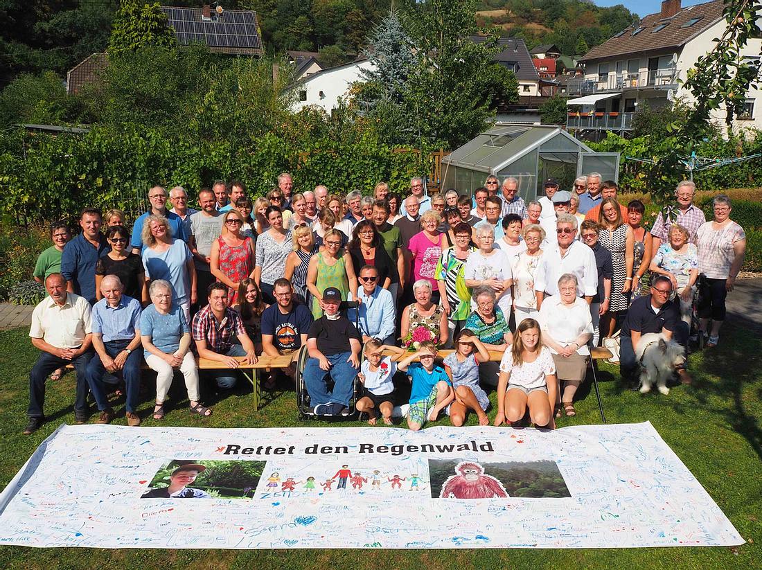 Benni Over möchte den Regenwald und die dort lebenden Orang-Utans retten.