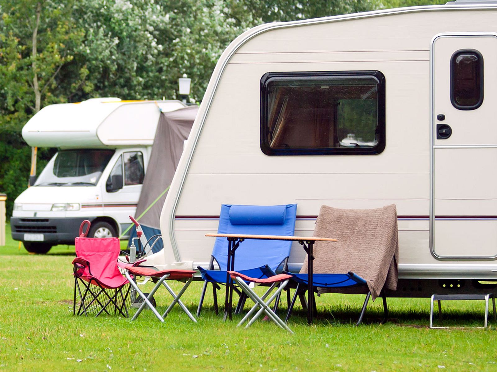 Camping Park Caravan