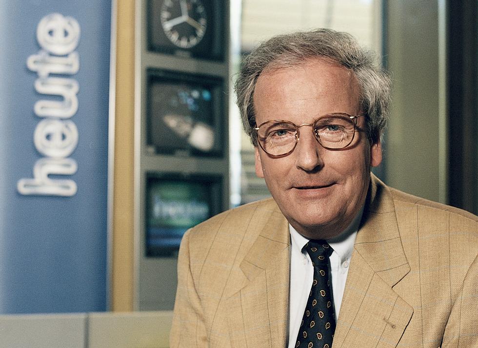 ZDF-Moderator Claus Seibel Mitte der 1990er.