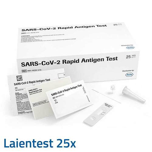 Roche SARS-CoV-2 Antigen Nasentest Selbsttest, 25 Stück