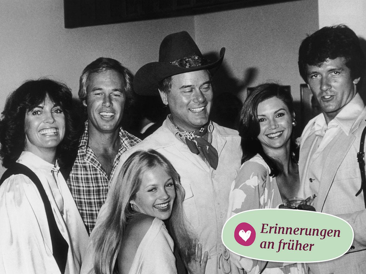 Erinnerungen an Dallas: So sahen die Stars der Serie damals aus.