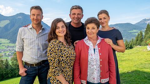 Familie Gruber von Der Bergdoktor. - Foto: ZDF und Erika Hauri