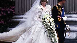 Das Brautkleid von Prinzessin Diana.  - Foto: Anwar Hussein / GettyImages