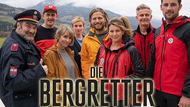 Das Team der Bergretter. - Foto: ZDF / Stephanie Kulbach; ZDF / Martin Zwanzger (Montage: Liebenswert)