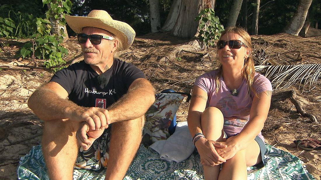Manuela und Konny Reimann auf leben auf Hawaii.