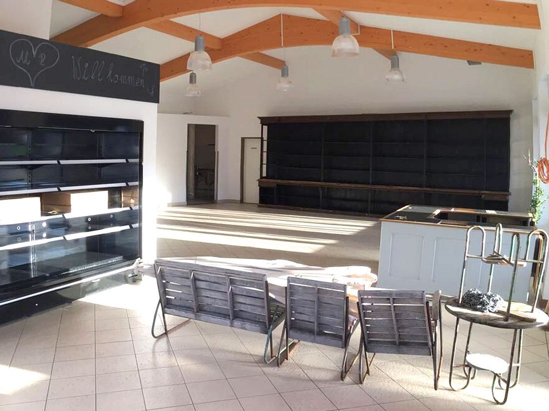 So sah das noch im Aufbau befindliche Lokal bis vor Kurzem aus. Schauspielerin Doreen Dietel will ein Lokal eröffnen.