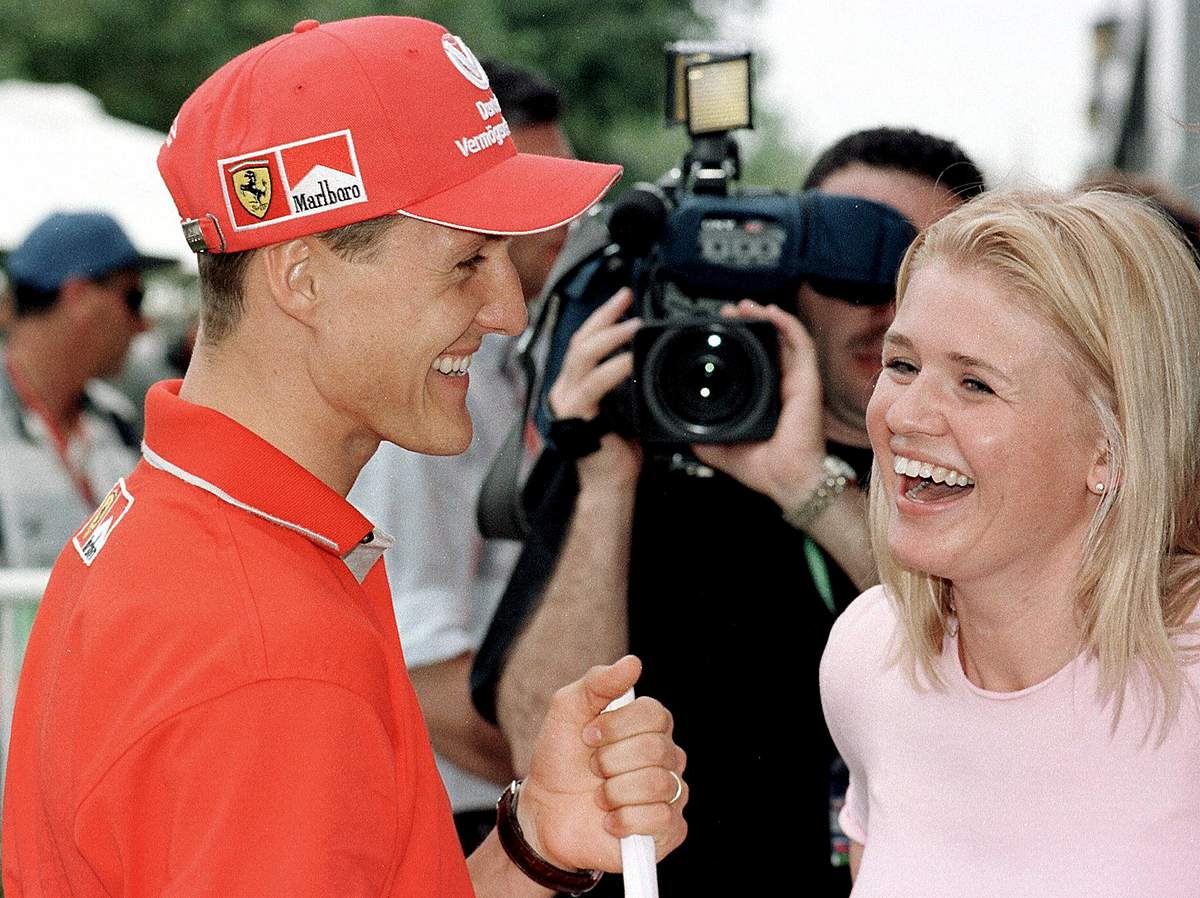 Ein Lachen, das Liebe ruft: Michael Schumacher und seine Corinna