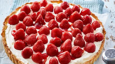 Tarte mit frischen Erdbeeren.  - Foto: House of Food