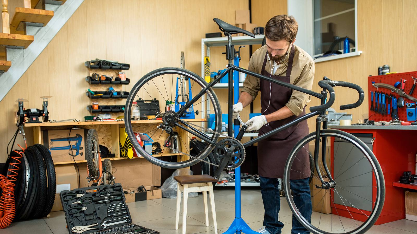 Abnehmbarer Ausstellungsständer Fahrrad Reparatur Ständer für Bike aller  N0E2 