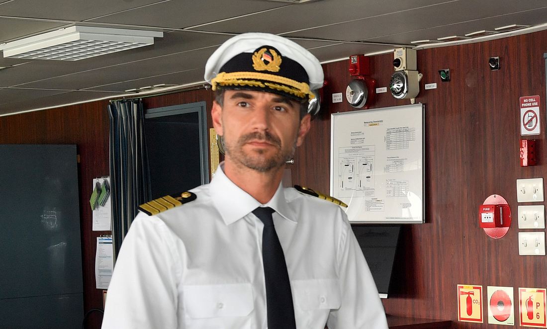 Florian Silbereisen als Traumschiff-Kapitän. 