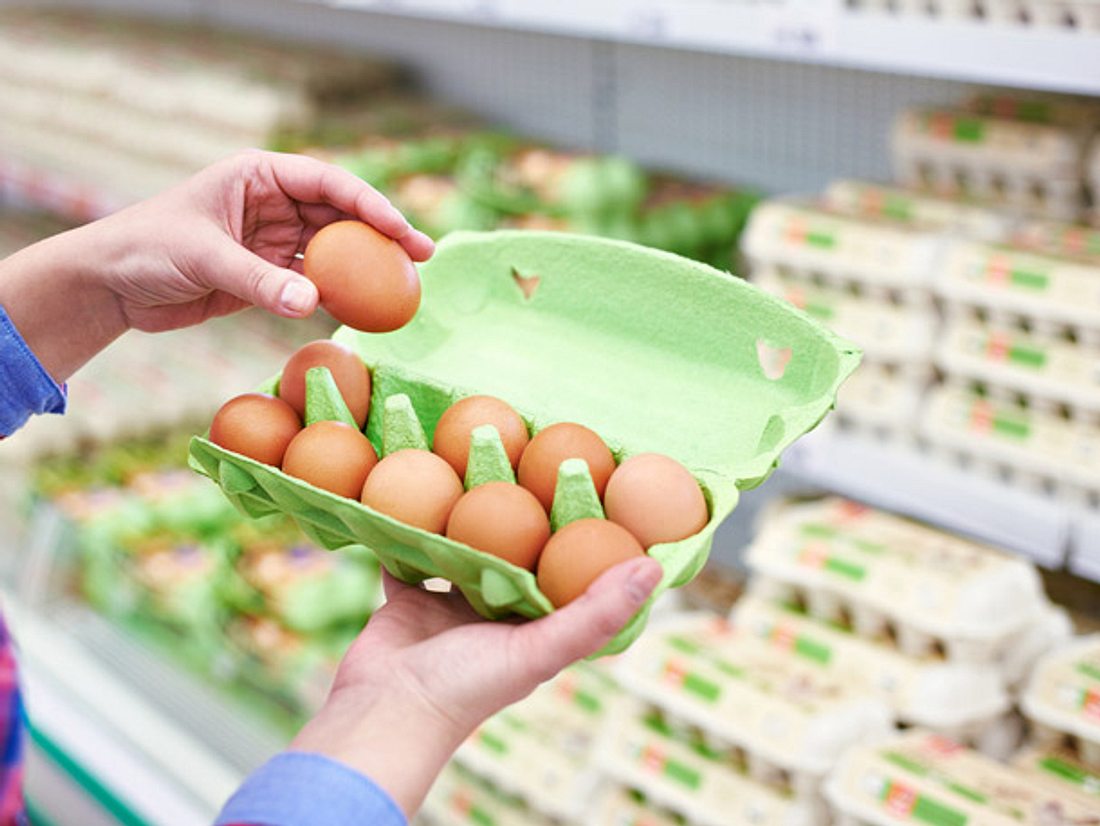 Freilandeier Mangel im Supermarkt Freilandeier Mangel im Supermarkt