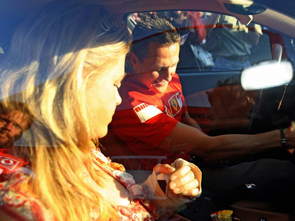 Gemeinsam Gas geben: Corinna und Michael Schumacher