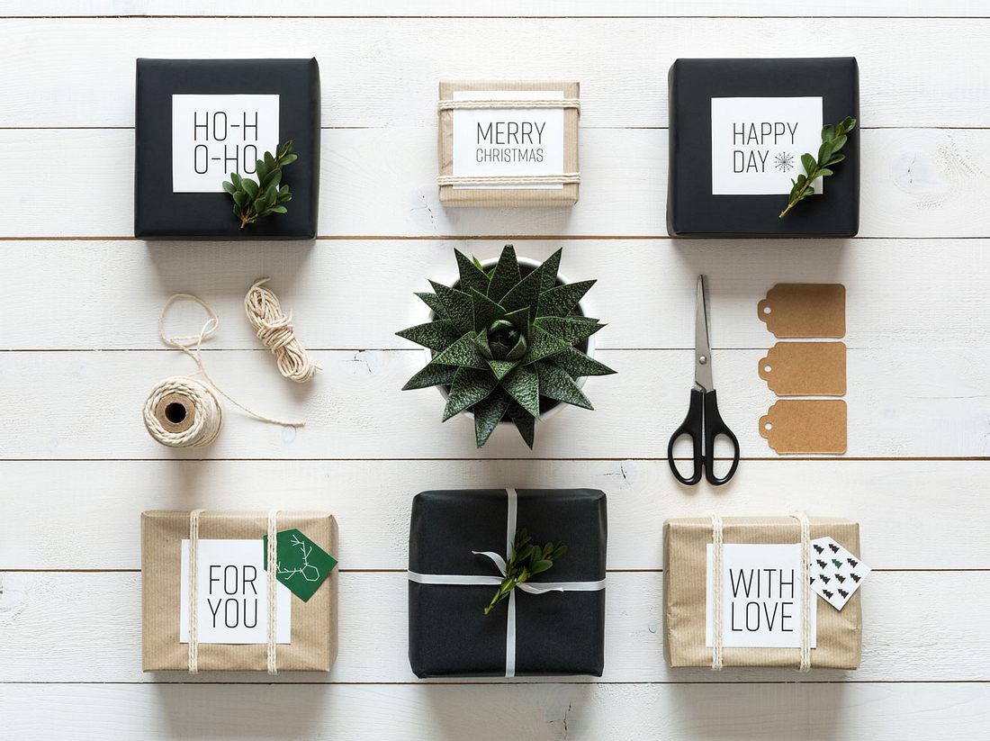 Quadratisch, praktisch, gut! Klare Linien für moderne Geschenkanhänger