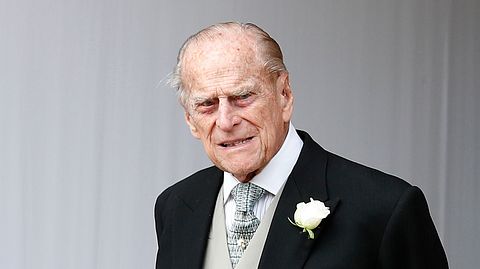 Der Herzog of Edinburgh  auf der Hochzeit seiner Enkeltochter Prinzessin Eugenie. - Foto: WPA Pool / GettyImages