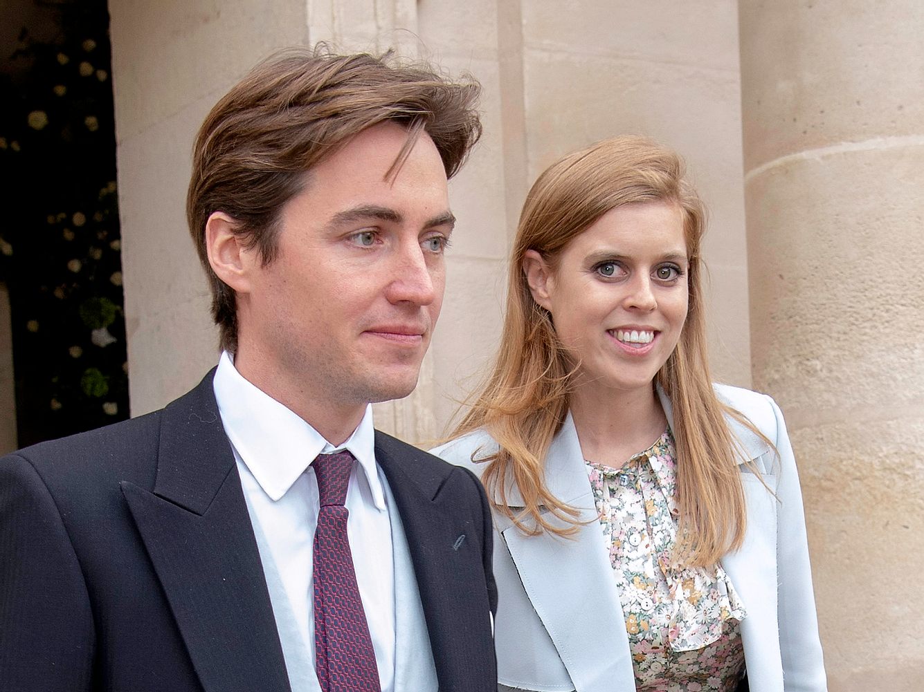 Prinzessin Beatrice und ihr Ehemann Edoardo Mapelli Mozzi bei der Hochzeit von Jean-Christophe Napoleon. Prinzessin Beatrice und ihr Ehemann Edoardo Mapelli Mozzi bei der Hochzeit von Jean-Christophe Napoleon.