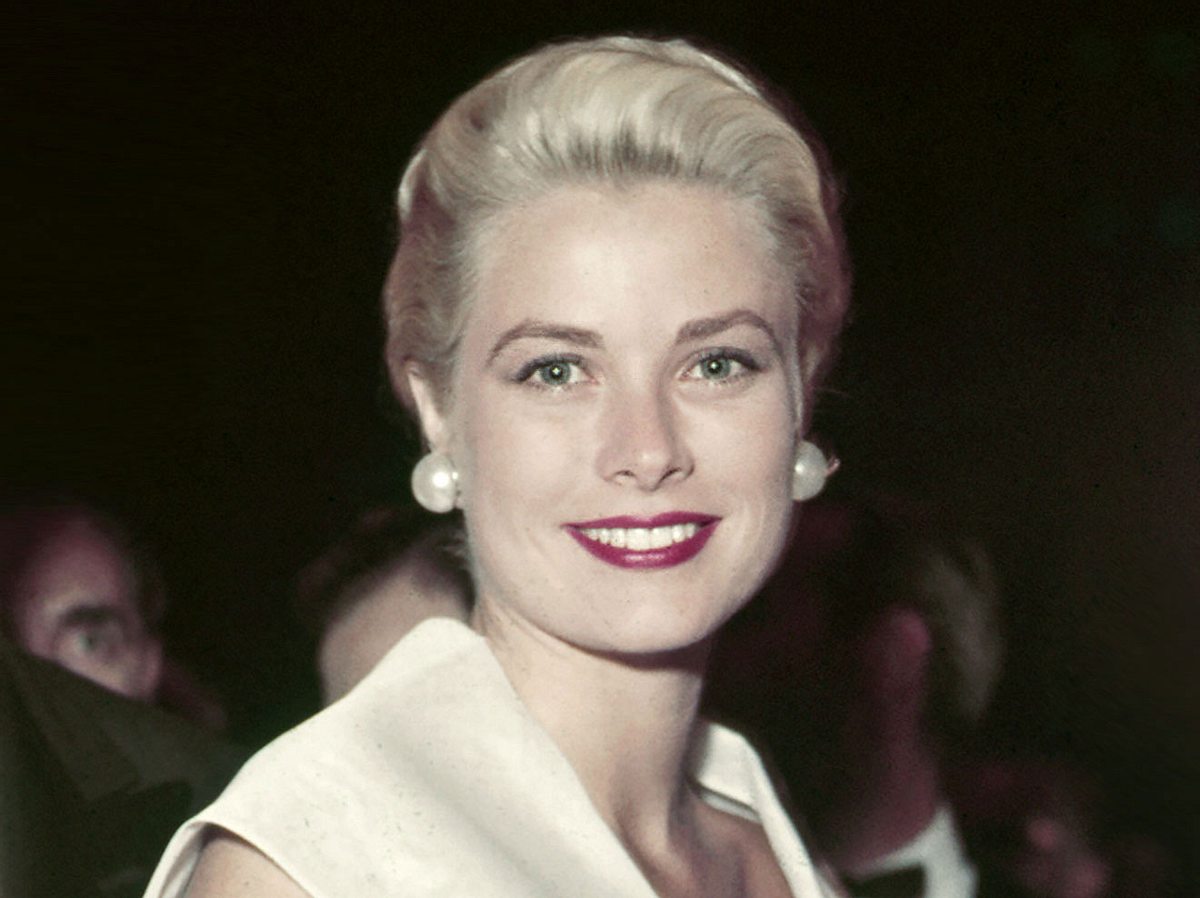 Schauspielerin Grace Kelly im Jahr 1954 bei der Premiere von Das Fenster zum Hof.