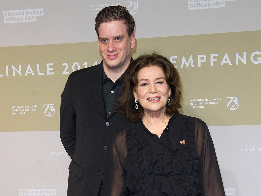 Hannelore Elsner mit ihrem Sohn Dominik. Hannelore Elsner mit ihrem Sohn Dominik.