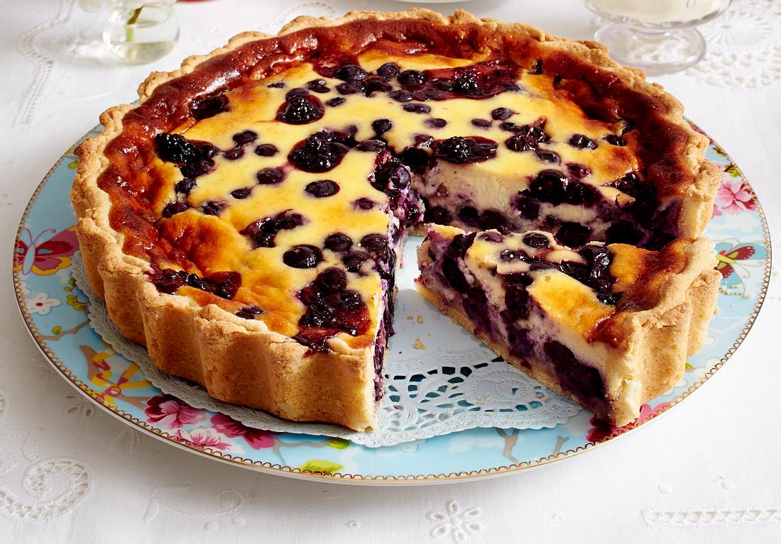 Heidelbeertarte. Heidelbeertarte.