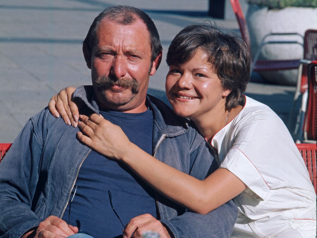 Schauspieler Heinz Schubert und seine Frau Ilse Schubert.