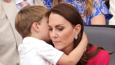 Die neue Princess of Wales Kate und Prinz Louis.  - Foto: Chris Jackson / Staff / Getty Images