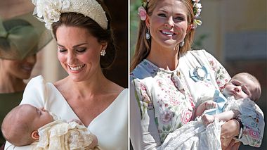 Nicht nur Herzogin Kate und Prinzessin Madeleine haben 2018 ein Baby bekommen. - Foto: Dominic Lipinski - WPA Pool/Getty Images, MICHAEL CAMPANELLA/WireImage/Getty Images