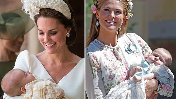 Nicht nur Herzogin Kate und Prinzessin Madeleine haben 2018 ein Baby bekommen. - Foto: Dominic Lipinski - WPA Pool/Getty Images, MICHAEL CAMPANELLA/WireImage/Getty Images