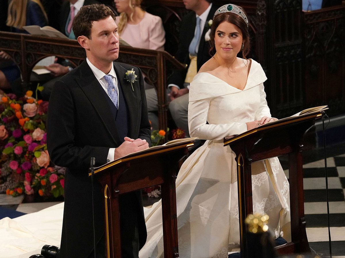 Hochzeit von Prinzessin Eugenie: Das Paar bei der Trauung
