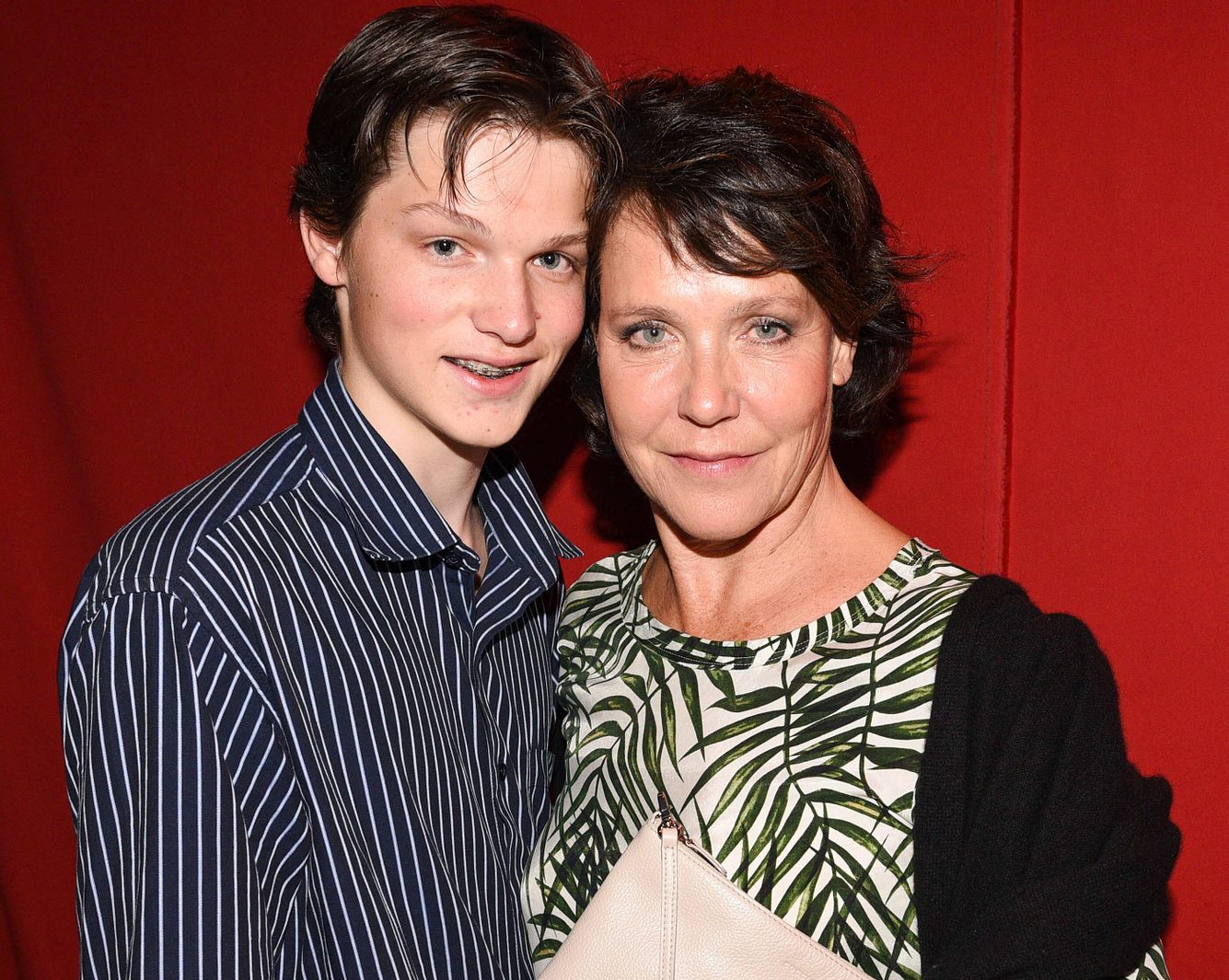 Ein starkes Team: Schauspielerin Janina Hartwig und ihr Sohn David. Janina Hartwig und ihr Sohn David 2019 bei der Premiere des Zirkus Roncalli in München.