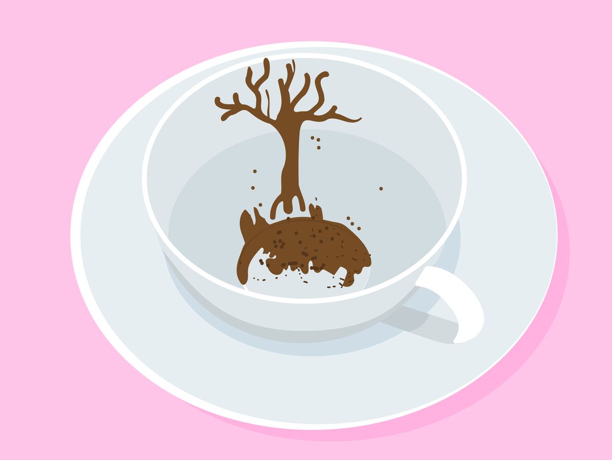 Was bedeutet das Symbol Baum beim Kaffeesatzlesen?