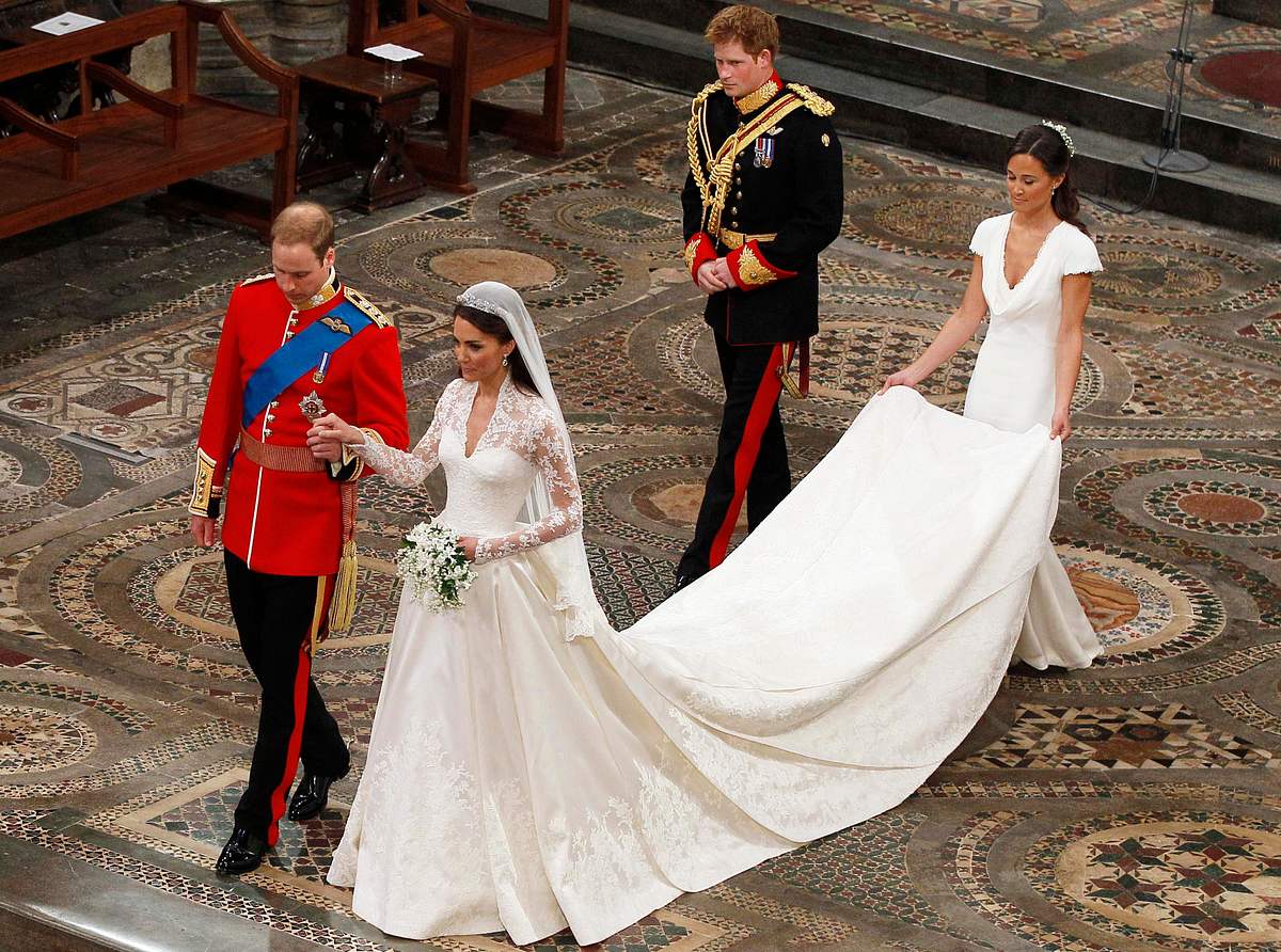 Das Brautkleid von Kate Middleton. 