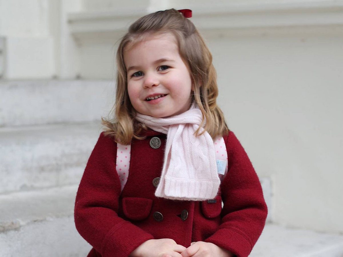 Prinzessin Charlottes erster Tag im Kindergarten