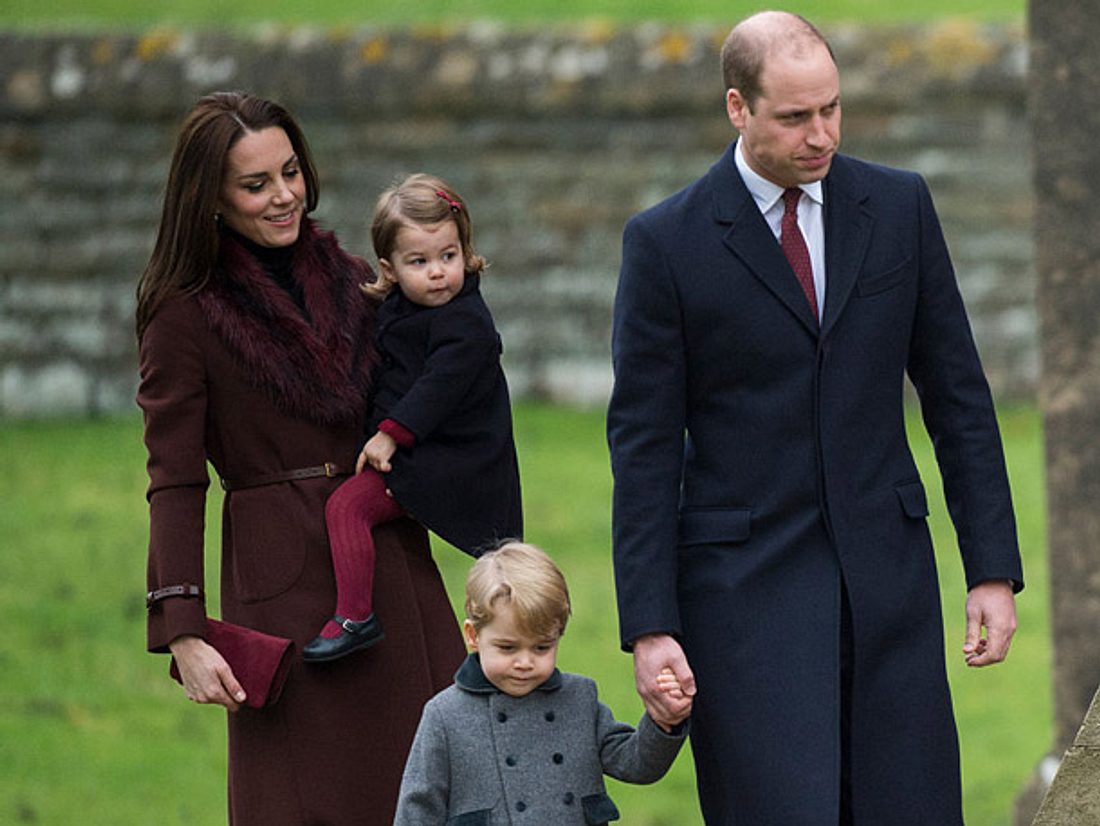 Kate Middleton, Prinz William und ihre Kinder ziehen nach London. Kate Middleton, Prinz William und ihre Kinder ziehen nach London.
