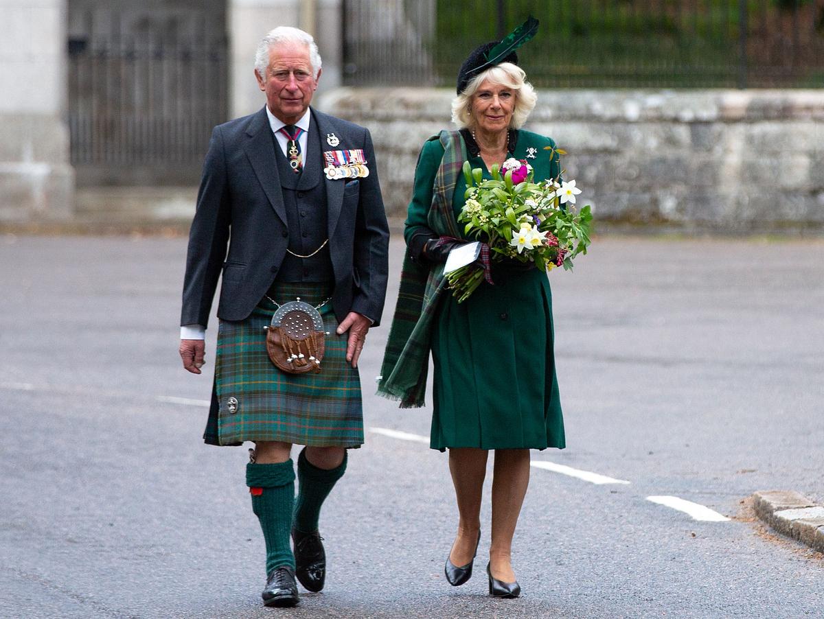 König Charles und Königin Camilla in Schottland im Mai 2020.