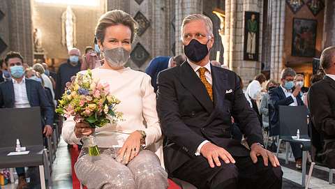 Belgisches Königspaar: Mathilde und Philippe. - Foto: GettyImages/ JAMES ARTHUR GEKIERE