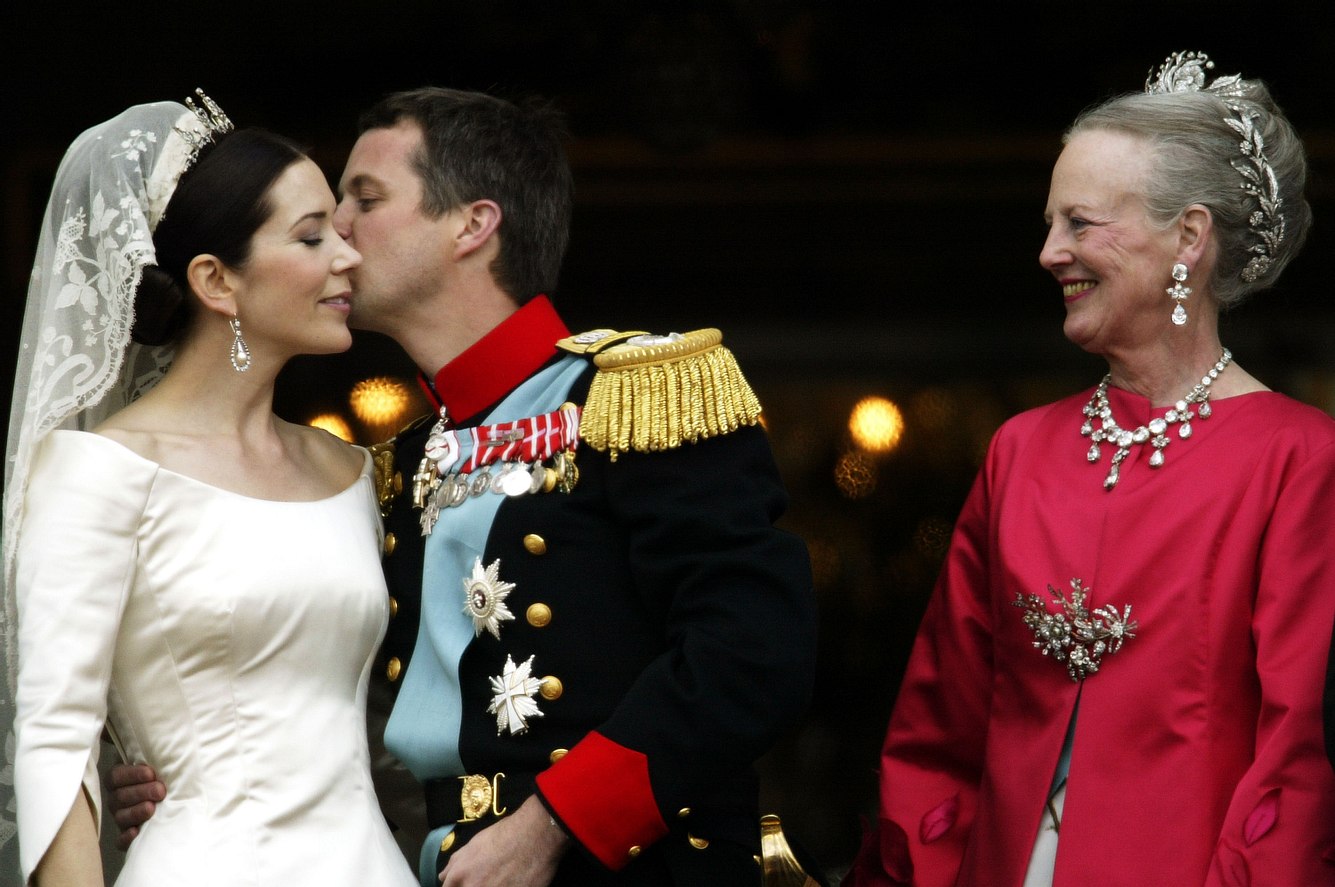 Königin Margrethe, Kronprinz Frederik und Kronprinzessin Mary von Dänemark