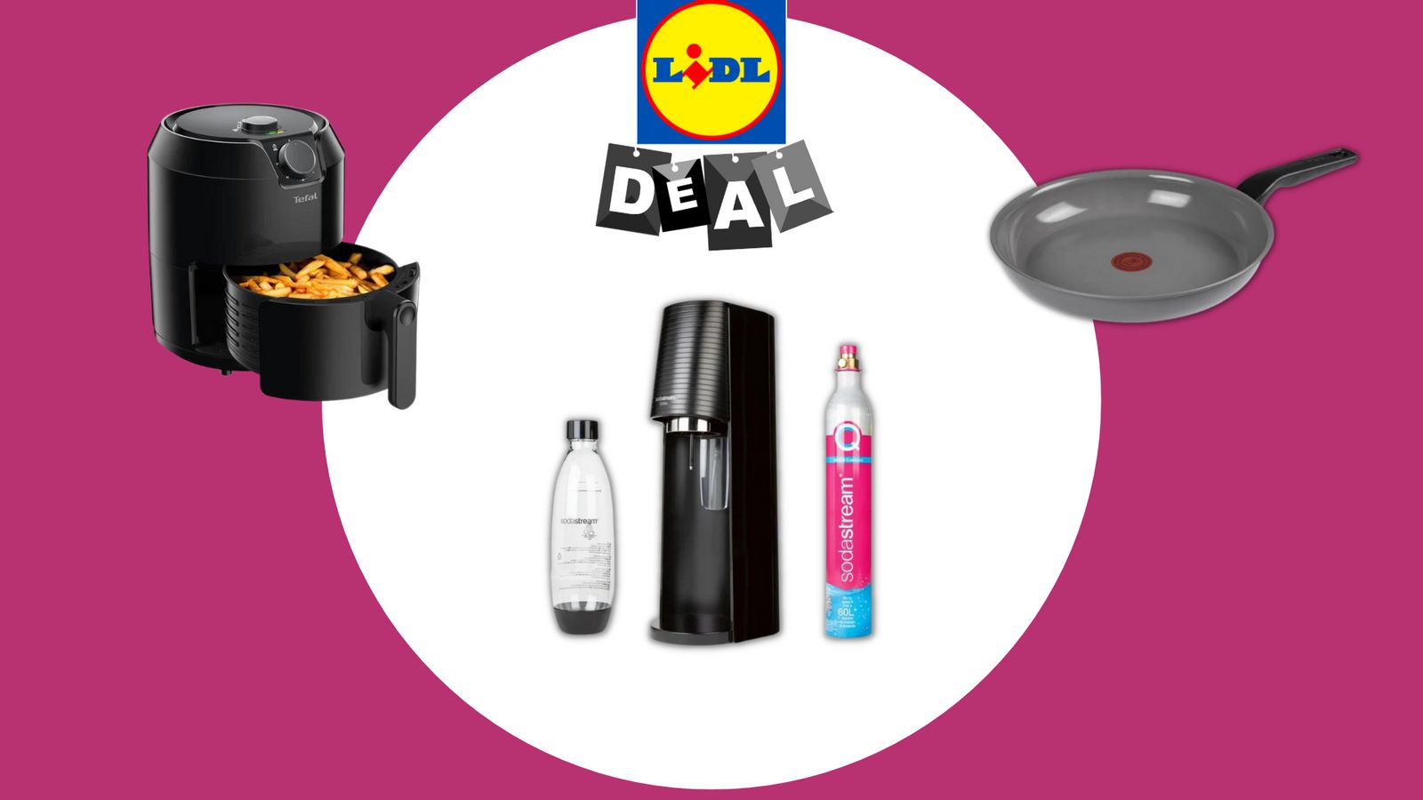 Küchen-Deals bei Lidl: Sparen Sie bis zu 60 Prozent auf Tefal, Jamie Oliver  by Tefal und SodaStream | Liebenswert Magazin