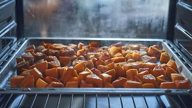 Die Zubereitung von Kürbis im Ofen gelingt schnell und einfach.  - Foto: GMVozd / iStock