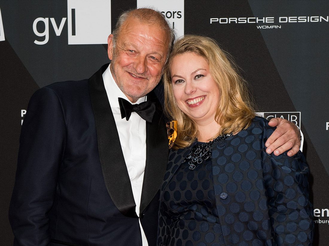 Leonard Lansink und seine Frau Maren Muntenbeck. Leonard Lansink und seine Frau Maren Muntenbeck.