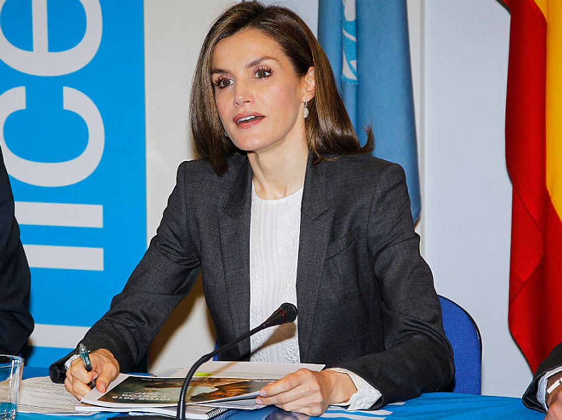 Letizia von Spanien am 16. Dezember 2016 in Madrid. Letizia von Spanien am 16. Dezember 2016 in Madrid.