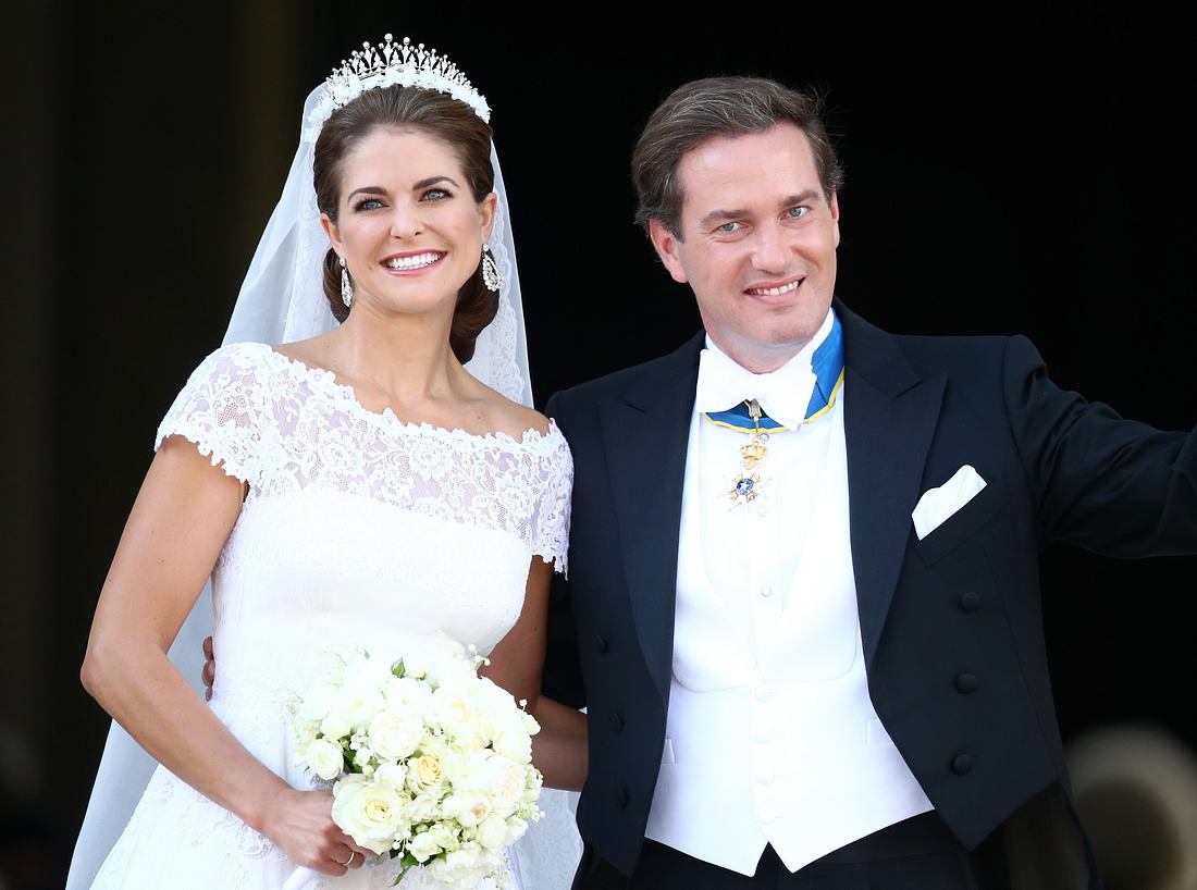 Das Brautkleid von Madeleine von Schweden. Das Brautkleid von Madeleine von Schweden.