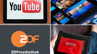Mittlerweile haben sich viele Mediatheken und Streaming-Dienste etabliert. - Foto: hocus-focus / iStock; NDR / ARD.de; ZDF / Corporate Design; mphillips007 / iStock