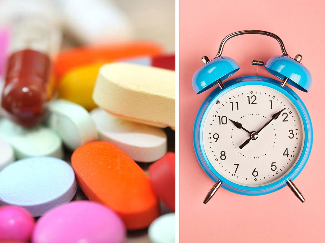 Die Medikamenten-Uhr: Wann Sie welches Mittel einnehmen sollten