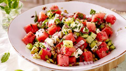 Melonen-Feta-Salat. - Foto: House of Food